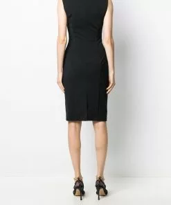Versace Gathered strap fitted dress 12 Versace gathered strap fitted dress