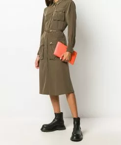 Versace Safari midi shirtdress