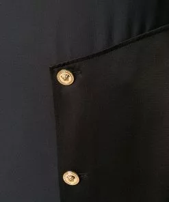 Versace asymmetric wrap-style dress