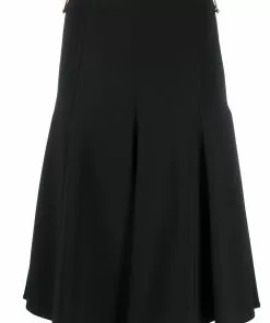 Versace flared A-line midi skirt