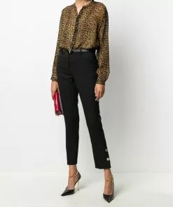 Versace high-waisted trousers