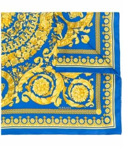 Versace Baroque print silk foulard