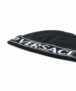 Versace Logo wool beanie 5 Versace logo wool beanie