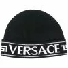 Versace logo wool beanie