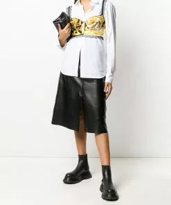 Versace Barocco print bustier top