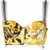 Versace Barocco print bustier top 1 Versace Barocco print bustier top