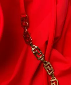 Versace chain detail swimsuit