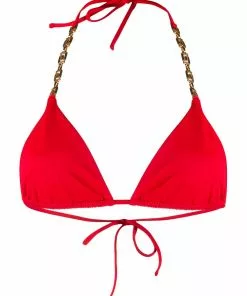 Versace tie-string bikini top
