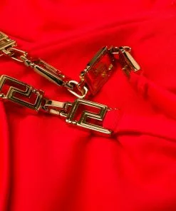 Versace tie-string bikini top