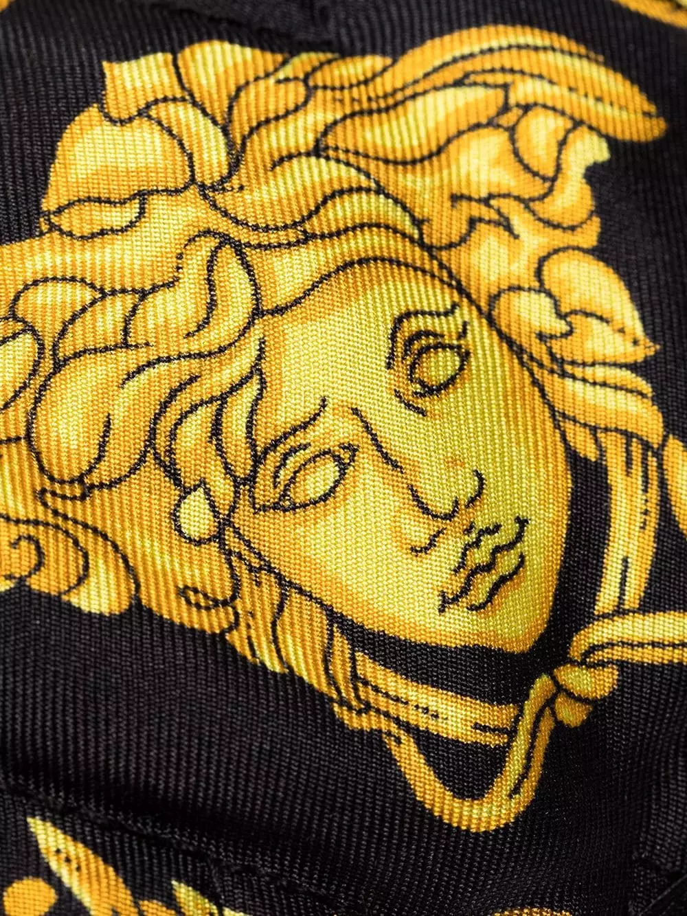 Versace Baroque print silk sleep mask 4 Versace Baroque-print silk sleep mask