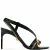 Versace safety pin stiletto sandals
