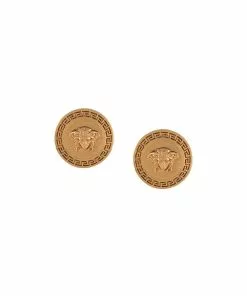 Versace Medusa circular earrings