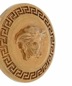 Versace Medusa circular earrings