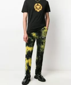 Versace Medusa crest embroidered T-shirt