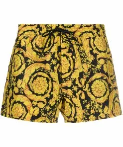 Versace Barocco-print swim shorts