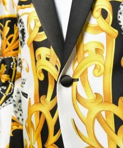 Versace Barocco Acanthus print blazer
