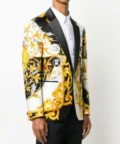 Versace Barocco Acanthus print blazer