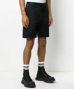 Versace embroidered Signature logo shorts