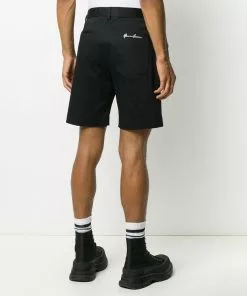 Versace embroidered Signature logo shorts