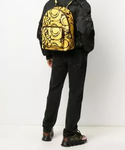 Versace Barocco-print backpack