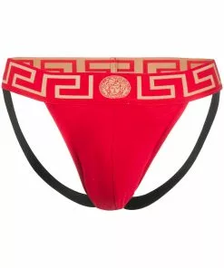Versace Medusa motif jockstrap