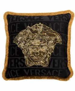 Versace Medusa sequined cushion