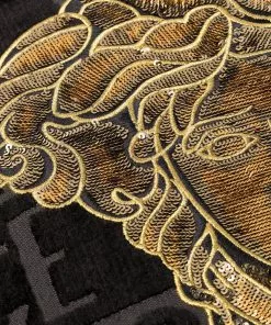 Versace Medusa sequined cushion 7 Versace Medusa sequined cushion