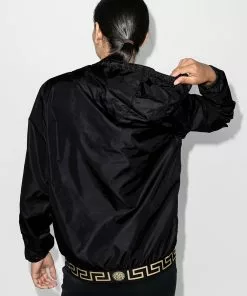 Versace Greca detail lightweight jacket