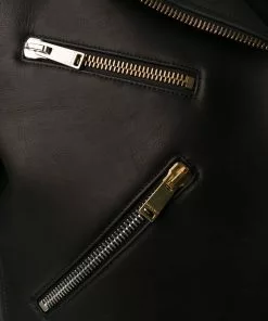 Versace cropped biker jacket