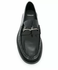 Versace Logo signature loafers 9 Versace logo signature loafers
