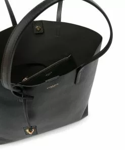 Versace tag-detail shoulder bag