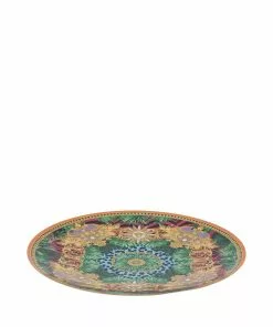 Versace baroque leaf print plate