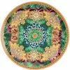Versace Baroque leaf print plate 1 Versace baroque leaf print plate