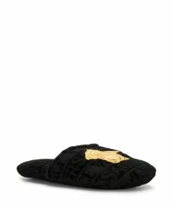 Versace Medusa terricloth slippers