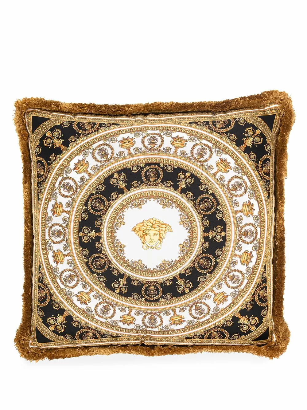Versace Barocco Medusa print cushion 4 Versace Barocco Medusa-print cushion