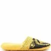 Versace Medusa print slippers