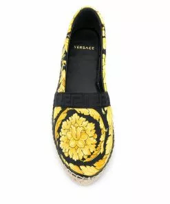 Versace Baroque print espadrilles 9 Versace Baroque print espadrilles