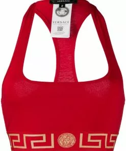Versace halter neck Medusa logo bra