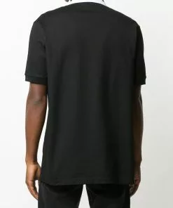 Versace jacquard logo collar polo shirt