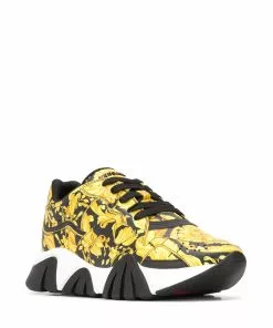 Versace Squalo Barocco print sneakers 7 Versace Squalo Barocco-print sneakers