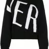 Versace wool-knit logo jumper