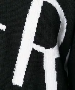 Versace wool-knit logo jumper