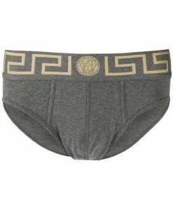 Versace signature Greca detailed briefs