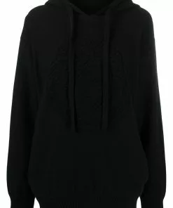Versace Medusa wool hoodie