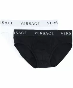 Versace two-piece logo brief set