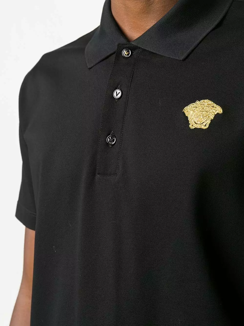 Versace Medusa motif polo shirt 7 Versace Medusa motif polo shirt