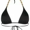 Versace Greca strap bikini top