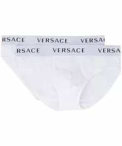 Versace logo band boxers set