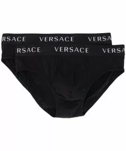 Versace logo band briefs set