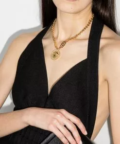 Versace Icon Medusa crystal-embellished necklace